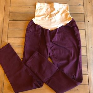 EUC Maroon Maternity Pants